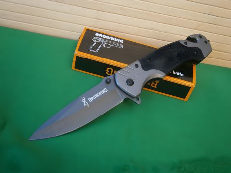 Нож EDC складной Browning АК 50 с склобоем и стропорезом 23 см Нож EDC складной Browning АК 50 с склобоем и стропорезом 23 см