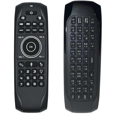 Пульт дистанционного управления G7V PRO Air mouse USB 2.4G (гироскоп + микрофон + клавиатура) EN/RU Пульт дистанционного управления G7V PRO Air mouse USB 2.4G (гироскоп + микрофон + клавиатура) EN/RU