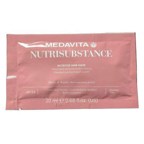 Питательная маска Medavita Nutrisubstance Nutritive Hair Mask для сухих волос, 20 мл (саше) Питательная маска Medavita Nutrisubstance Nutritive Hair Mask для сухих волос, 20 мл (саше)