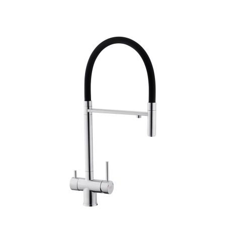 Кухонный смеситель с фильтром Kroner KRP Edelstahl Klassisch - ESG03815BLK Кухонный смеситель с фильтром Kroner KRP Edelstahl Klassisch - ESG03815BLK